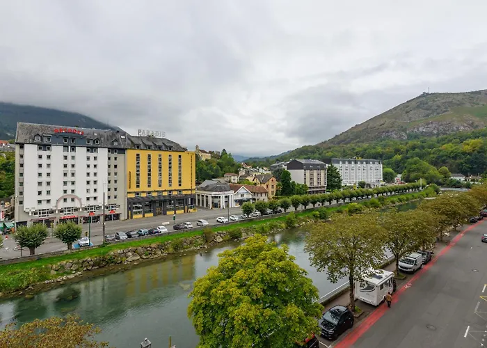 Le Du Sanctuaire Vue Sur Le Gave De Pau Lourdes